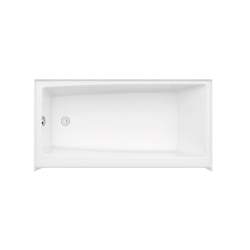 MAAX Jaxi 16 in. H X 30 in. W X 60 in. L White Bathtub