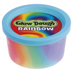 Toysmith Rainbow Glow Dough Multicolored