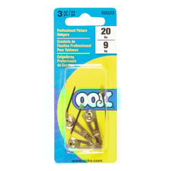 HILLMAN OOK Professional Picture Hanger 20 lb 3 pc