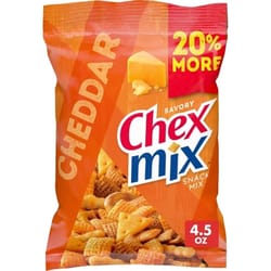 General Mills Chex Mix Cheddar Snack Mix 4.5 oz Bagged