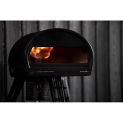 Gozney Liquid Propane Roccbox Outdoor Pizza Oven with Base Off Black