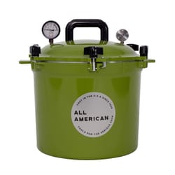 All American 1930 Aluminum Pressure Canner 21.5 qt Green