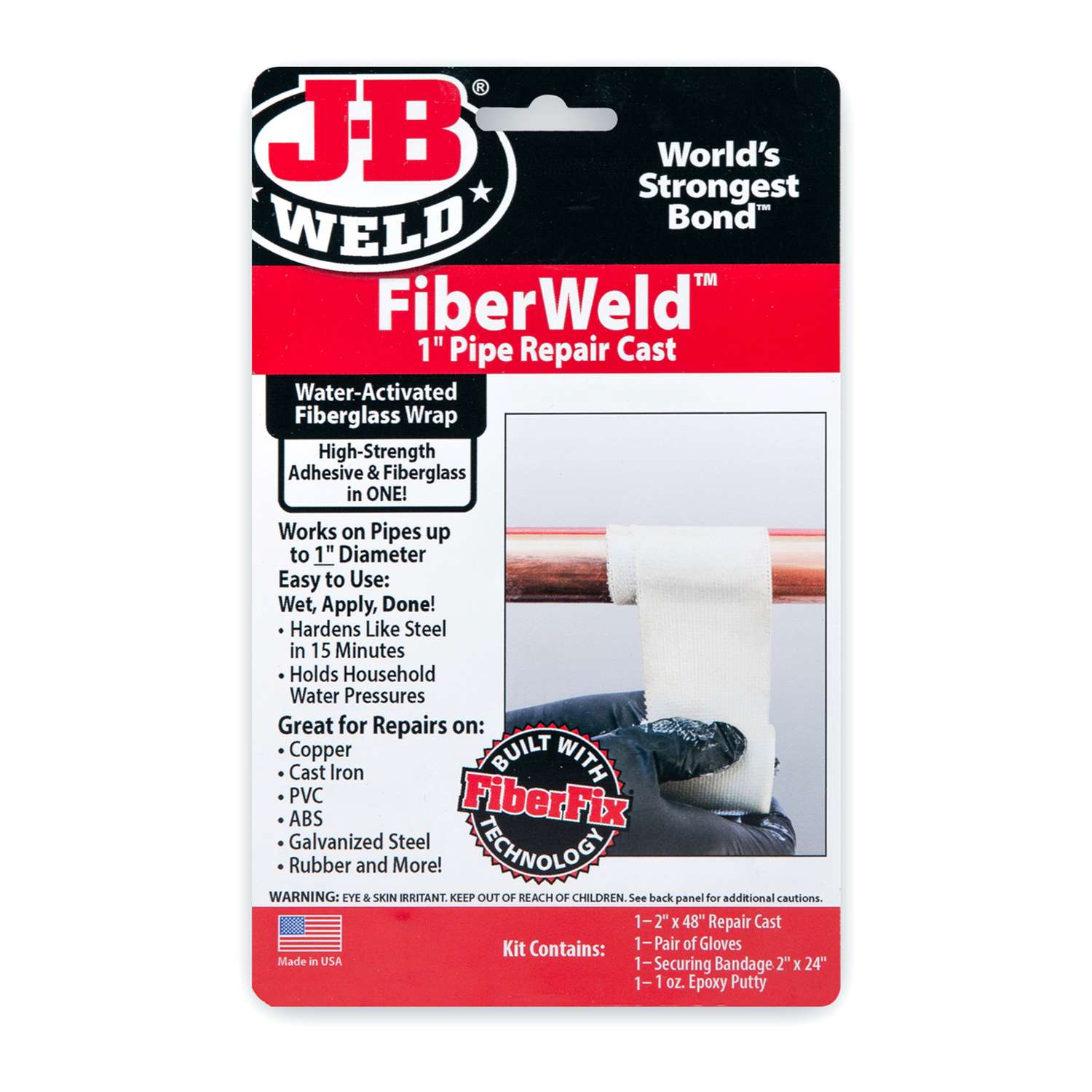 JB Weld FiberWeld High Strength Fiberglass Reinforced Panel Adhesive 1