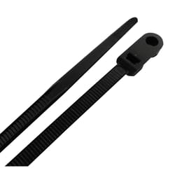 TR Ties Extra Wide Plastic Cable Ties - Black/White, Black : :  DIY & Tools