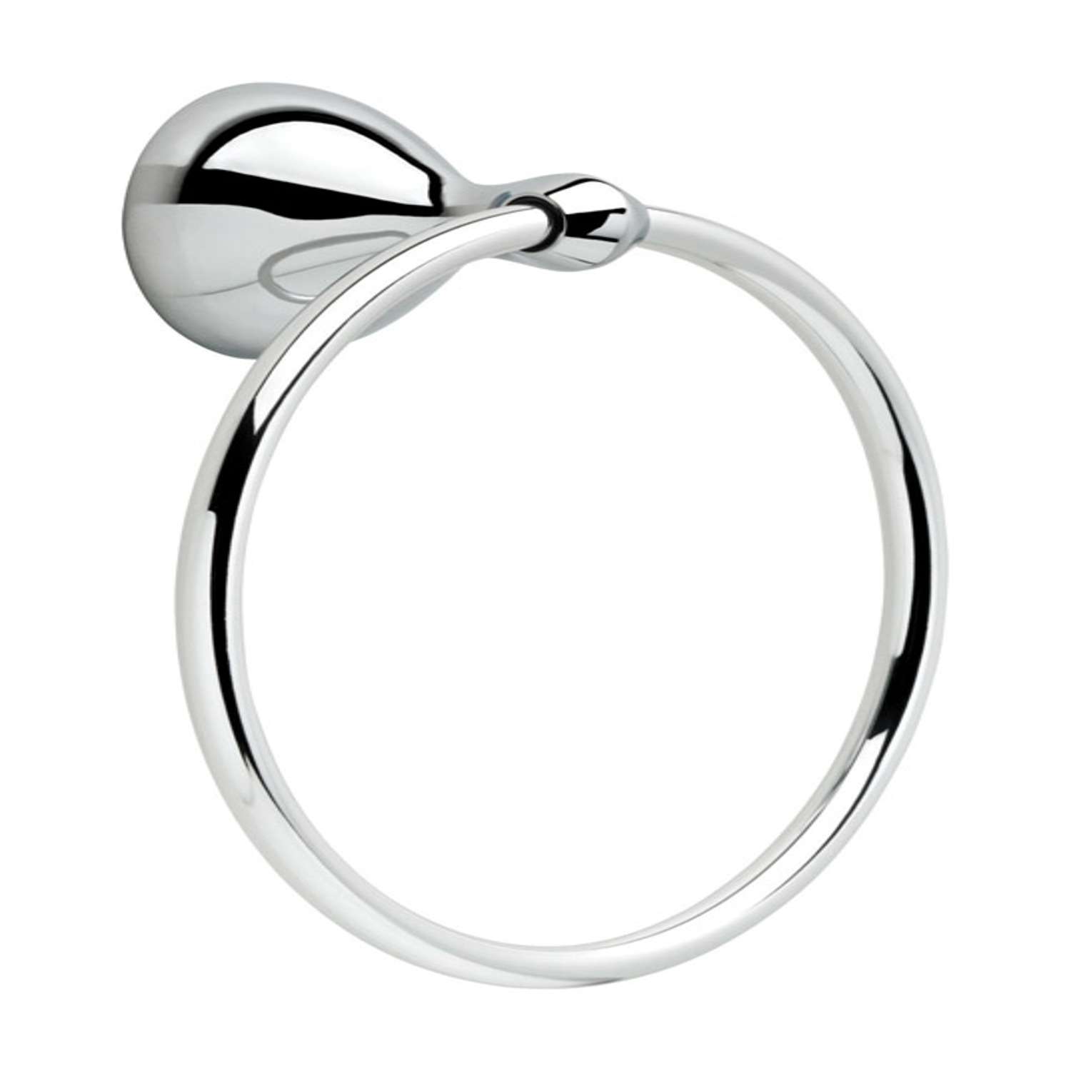 Delta Foundations Chrome Silver Towel Ring Die Cast Zinc Ace Hardware