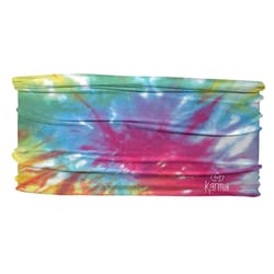 Karma Rainbow Tie Dye Thin Headband Polyester Microfiber 1 pk