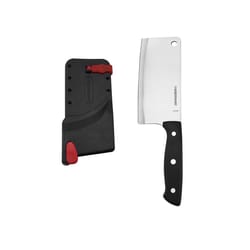 Farberware Edgekeeper 5.5 in. L Stainless Steel Cleaver 2 pc
