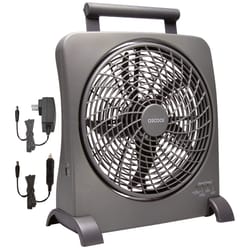 O2Cool Smart Power 13 in. H X 10 in. D 2 speed Table Fan