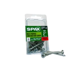 SPAX Multi-Material No. 10 Label X 2 in. L Unidrive Flat Head Serrated Construction Screws