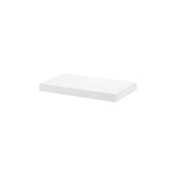 Dolle Big Boy 2 in. H X 22.4 in. W X 11.8 in. D White Particle Board Decorative Wall Shelf