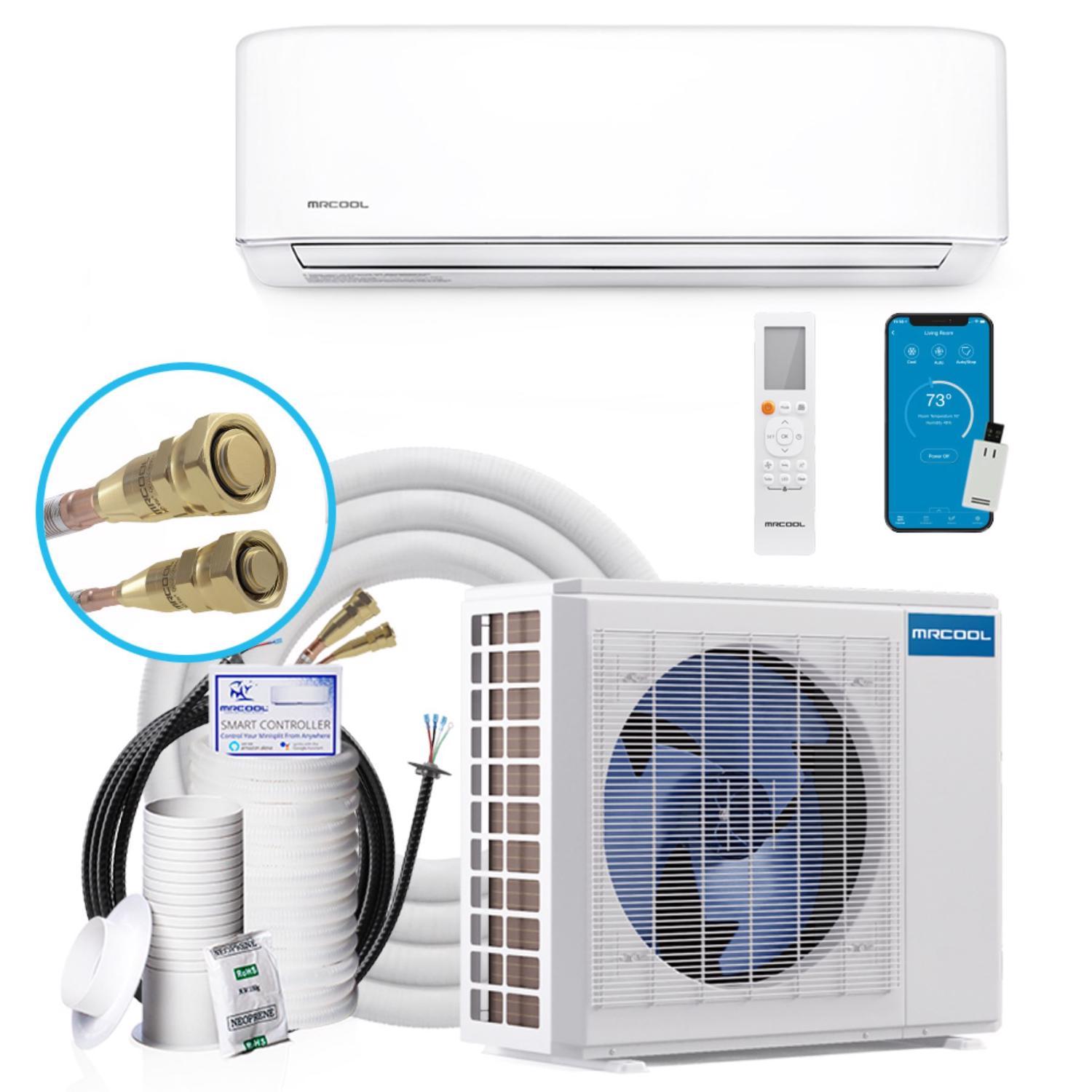 MRCOOL DIY 4th Gen 1 Zone 12000 BTU 22.5 SEER Ductless Mini Split Heat Pump -  DIY-12-HP-115C