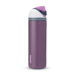 Owala FreeSip 24 fl. oz. Purple BPA Free Wacky Wildberry Water Bottle with Spout Lid