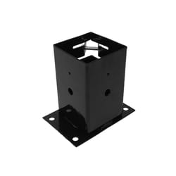 Nuvo Iron Black Galvanized Steel Post Anchor