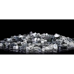 Bond Lava Midnight Sky Glass Fire Bowl Filler 8.66 in. H X 4.92 in. W X 5.12 in. D