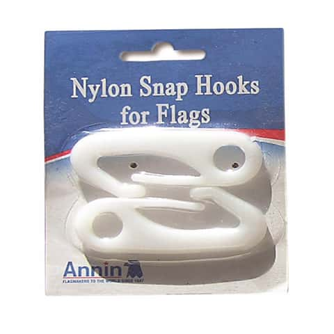 Annin 4.75 in. L Nylon Flag Pole Snap Clips - Ace Hardware