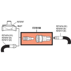 Mr. Heater 1/4 in. D X 1/4 in. D Brass FPT x MPT Quick Connect Adapter