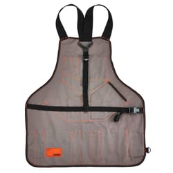 Ergodyne Arsenal 22 pocket Canvas Apron Pouch 28 in. H Gray 28 in. 58 in.