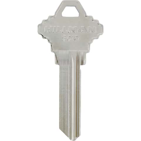 Hillman Traditional Key House/Office Key Blank 125 SC10 Single For Schlage Locks Hillman Traditional Key House/Office Key Blank 125 SC10 Single For Schlage Locks