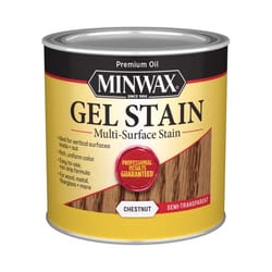 Minwax Gel Stain Semi-Transparent Chestnut Oil-Based Gel Stain 8 oz