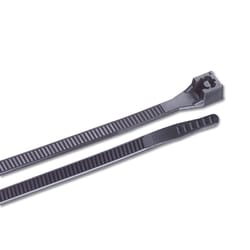 Calterm 8 in. L Black Cable Tie 17 pk