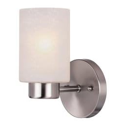 Westinghouse Sylvestre 1-Light Brushed Nickel Gray Wall Sconce