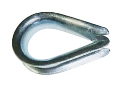 Baron Galvanized Steel 3/8 in. D Wire Rope Thimble 2-1/2 in. L