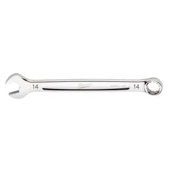 Milwaukee Max Bite 14 mm 6 and 12 Point Metric Combination Wrench 1.25 in. L 1 pc