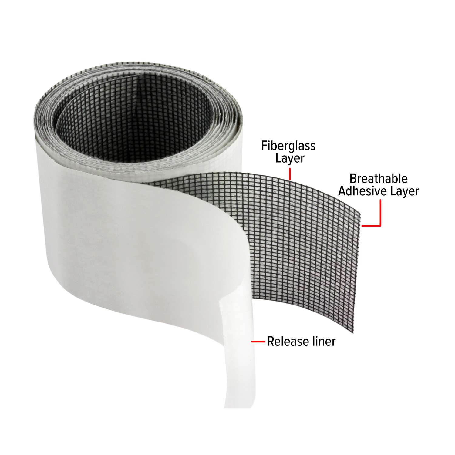 Screenmend Charcoal Fiberglass Screen Repair Patch 2 in. W X 80 in. L 1 pk Screenmend Charcoal Fiberglass Screen Repair Patch 2 in. W X 80 in. L 1 pk