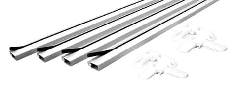 Prime-Line White Aluminum 5/16 in. W X 36 in. L Screen Frame Kit 1 pk Prime-Line White Aluminum 5/16 in. W X 36 in. L Screen Frame Kit 1 pk