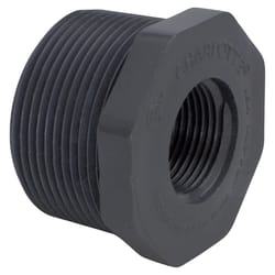 Charlotte Pipe Schedule 80 1-1/4 in. MPT X 1 in. D FPT PVC 7 in. Reducing Bushing 1 pk