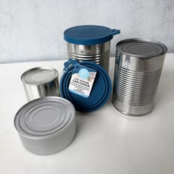 R&M International Corp Silver Silicone Can Cover