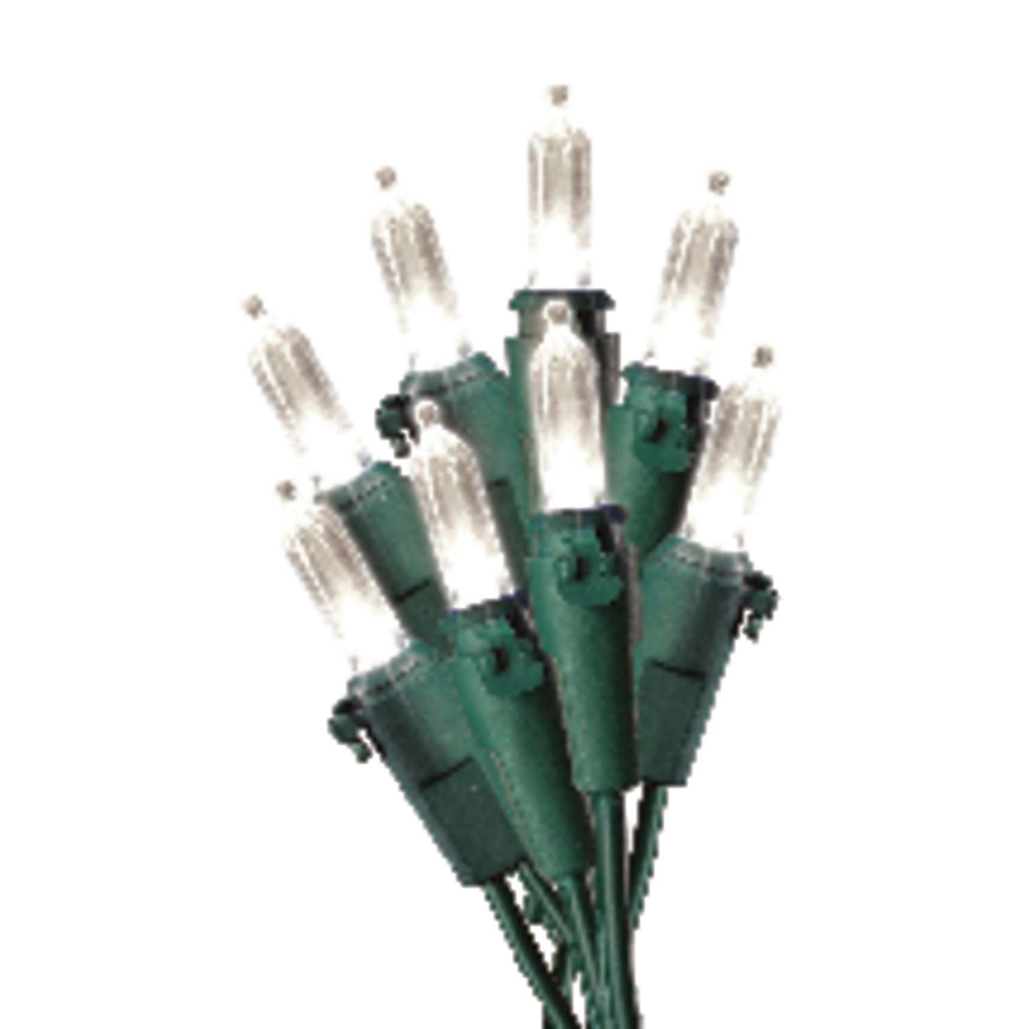 Celebrations LED White 100 count String Christmas Lights 24.5 ft. Ace