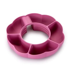 Joie Pink Silicone Snack Tray 40 oz