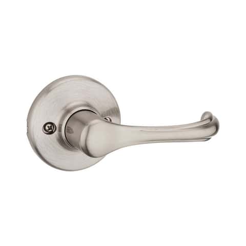 Kwikset Dorian Satin Nickel Dummy Lever Right Handed Kwikset Dorian Satin Nickel Dummy Lever Right Handed