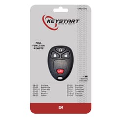 KeyStart GM002 Self Programmable Remote Automotive Replacement Key Remote Only Double For General Mo