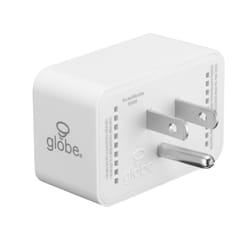 Globe Electric Wi-Fi Smart Home 15 amps 125 V Single White Electrical WiFi Outlet 1 pk