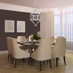 Westinghouse Sahara Brushed Nickel Gray 4 lights Chandelier