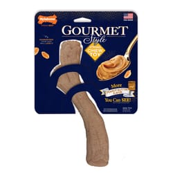 Nylabone Gourmet Style Peanut Butter Chews For Dogs 5.375 in. 1 pk