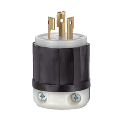 Leviton Industrial Nylon Non-Grounding Plug Non-NEMA 16-10 AWG 3 Pole 3 Wire