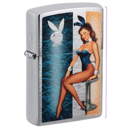 Zippo Silver Playboy Bunny Lighter 2 oz 1 pk