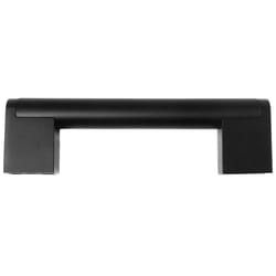 Laurey Tribeca Contemporary/Modern Bar Cabinet Pull 3-3/4 in. Matte Black 1 pk