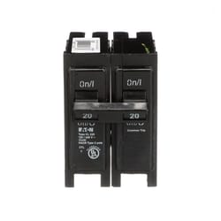 Eaton 20 amps Plug In 2-Pole Circuit Breaker