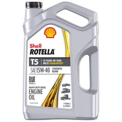 Shell Rotella T5 15W-40 Diesel Synthetic Blend Engine Oil 1 gal 1 pk