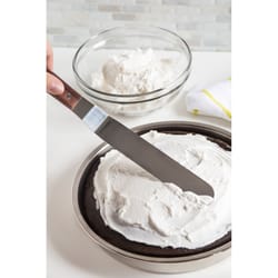 Fox Run Stainless Steel/Wood Offset Icing Spatula