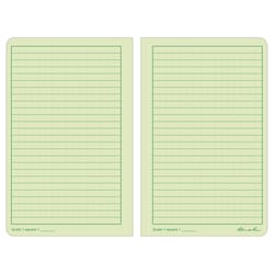 Rite in the Rain 4.62 in. W X 7.25 in. L Side Perfect Bound Green All-Weather Notebook