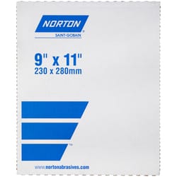 Norton TufBak 11 in. L X 9 W 180 Grit Silicon Carbide Sandpaper 50 pk