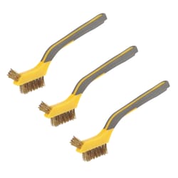 Ace  7 in. L Brass  Mini Bristle Brush 