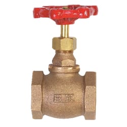 BK Products ProLine 1-1/4 in. FIP Brass Globe Valve