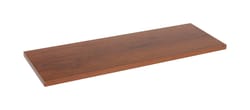 Knape & Vogt 10 in. H X 10 in. W X 48 in. D Walnut Laminate/Particle Board Shelf