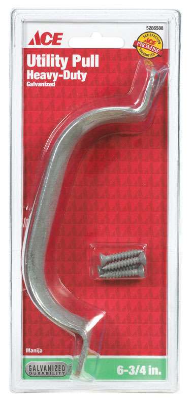 Ace 6.8 in. L Galvanized Silver Steel Heavy Duty Utility Pull - Ace ...